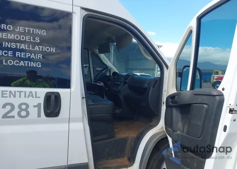 2018 Ram Promaster 2500 High Roof 159 Wb from USA, damaged, VIN 3C6TRVDG4JE140267